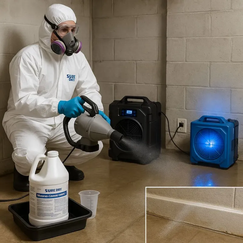 Sanitization and Odor Removal process in Wesley Hills, NY